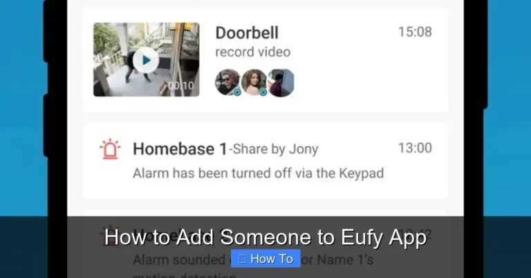 How to Add Someone to Eufy App