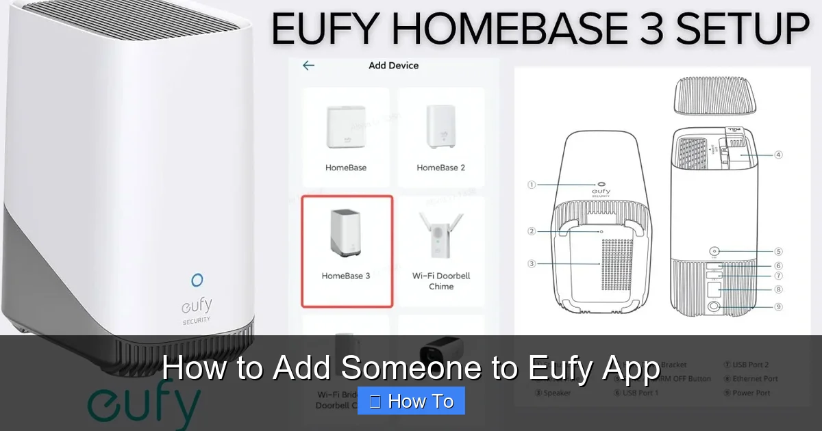 How to Add Someone to Eufy App