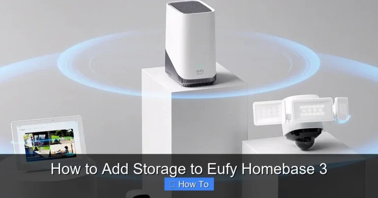 How to Add Storage to Eufy Homebase 3