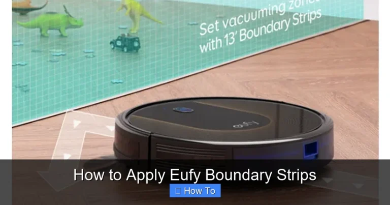 How to Apply Eufy Boundary Strips
