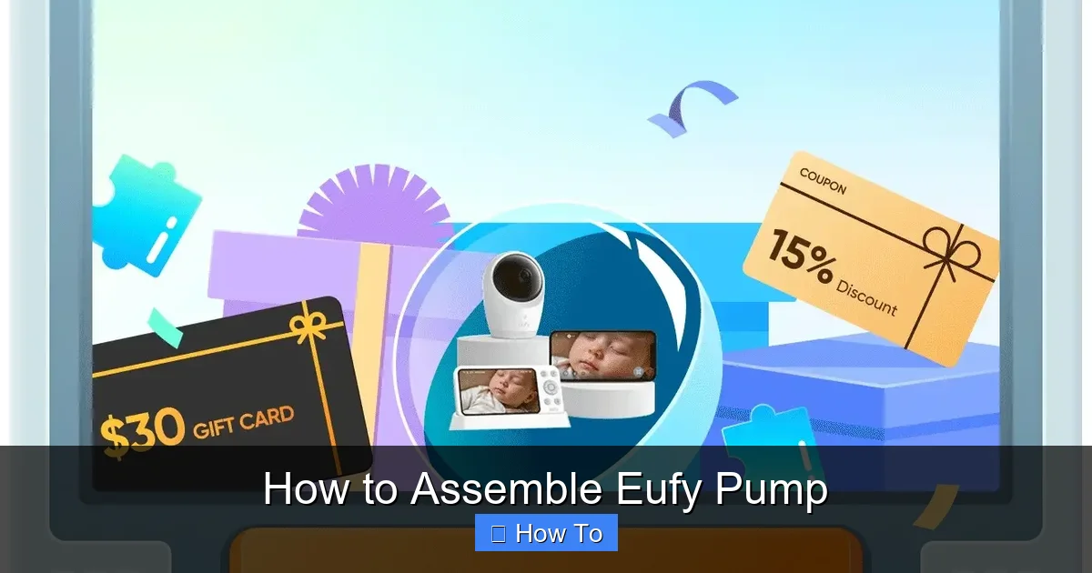 How to Assemble Eufy Pump