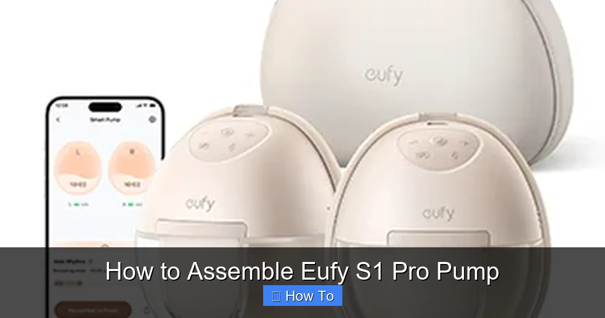How to Assemble Eufy S1 Pro Pump