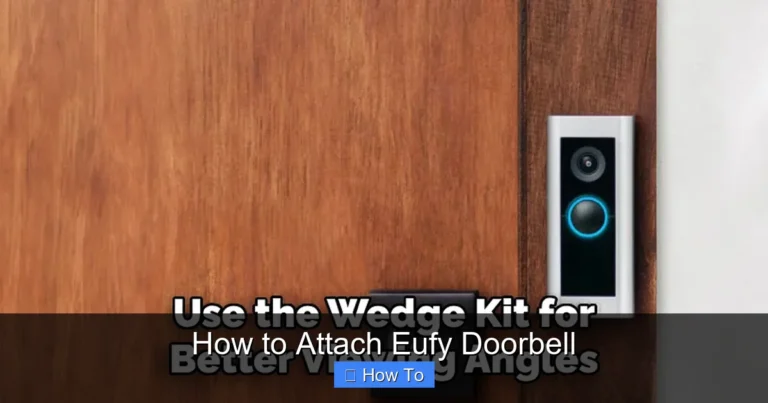 How to Attach Eufy Doorbell