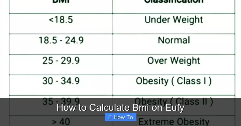How to Calculate Bmi on Eufy