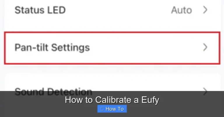 How to Calibrate a Eufy
