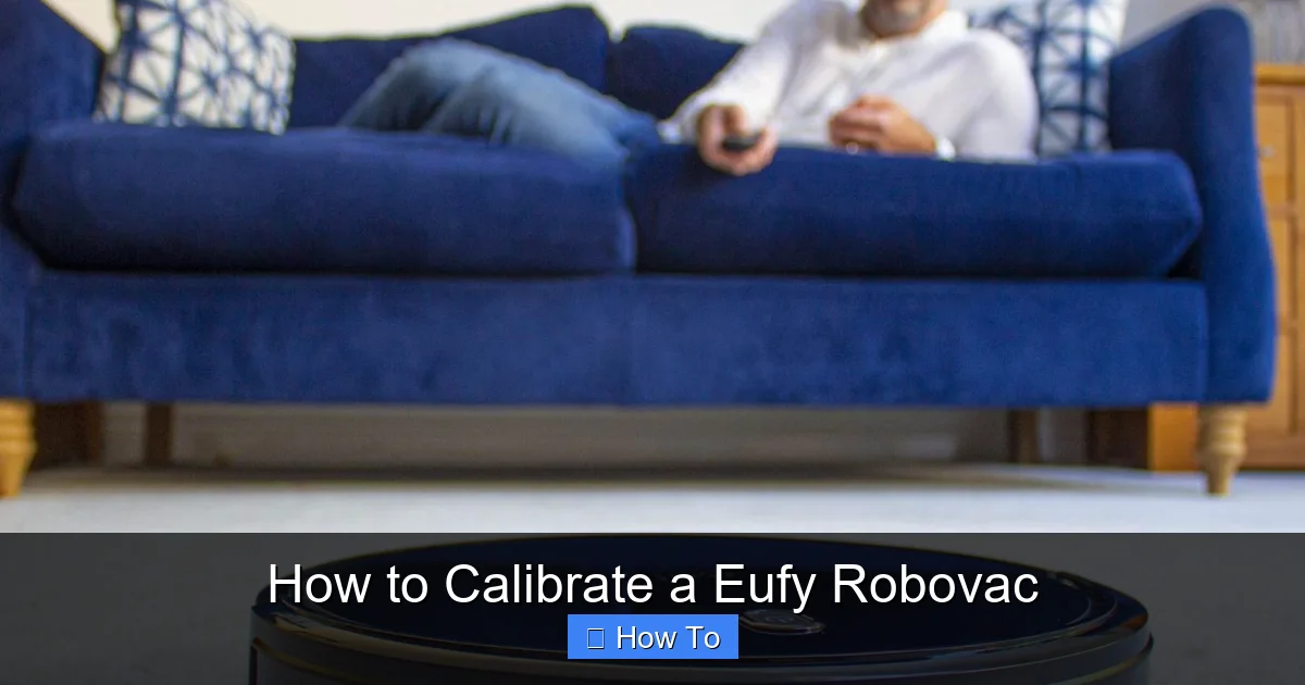 How to Calibrate a Eufy Robovac