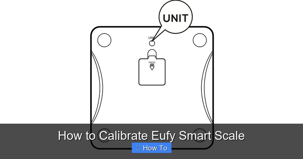 How to Calibrate Eufy Smart Scale