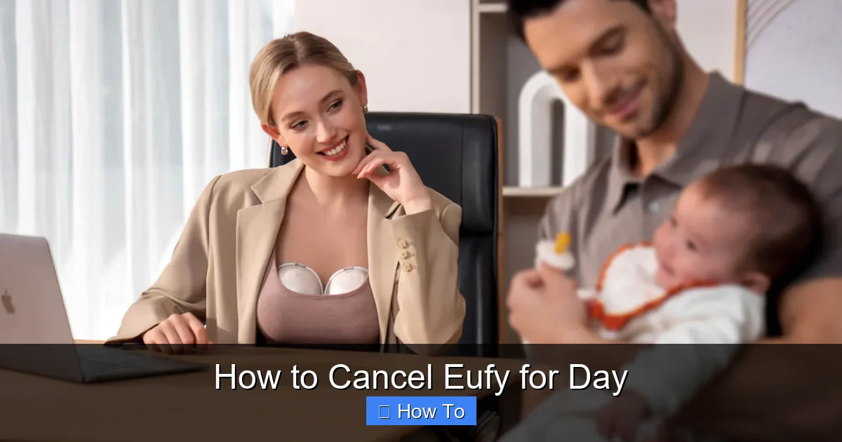 How to Cancel Eufy for Day