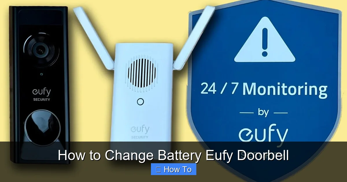 How to Change Battery Eufy Doorbell