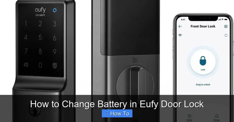How to Change Battery in Eufy Door Lock