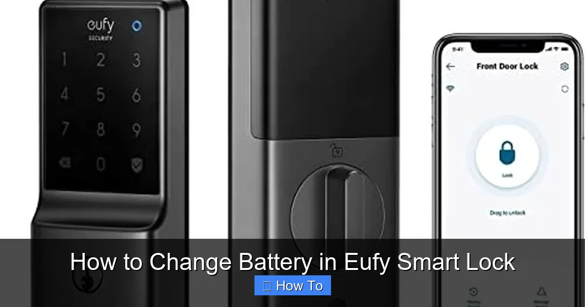How to Change Battery in Eufy Smart Lock
