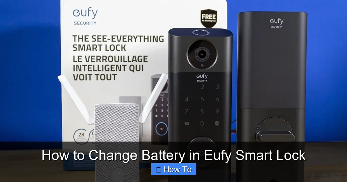 How to Change Battery in Eufy Smart Lock