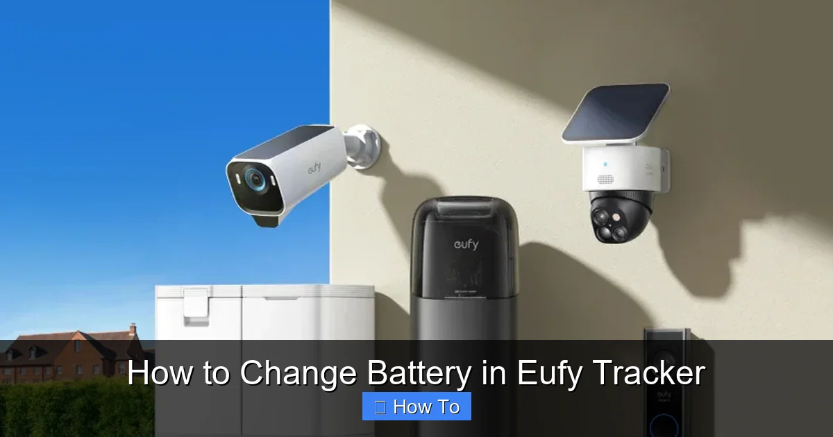 How to Change Battery in Eufy Tracker