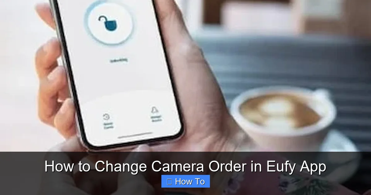 How to Change Camera Order in Eufy App
