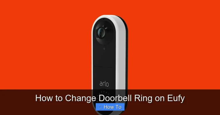 How to Change Doorbell Ring on Eufy