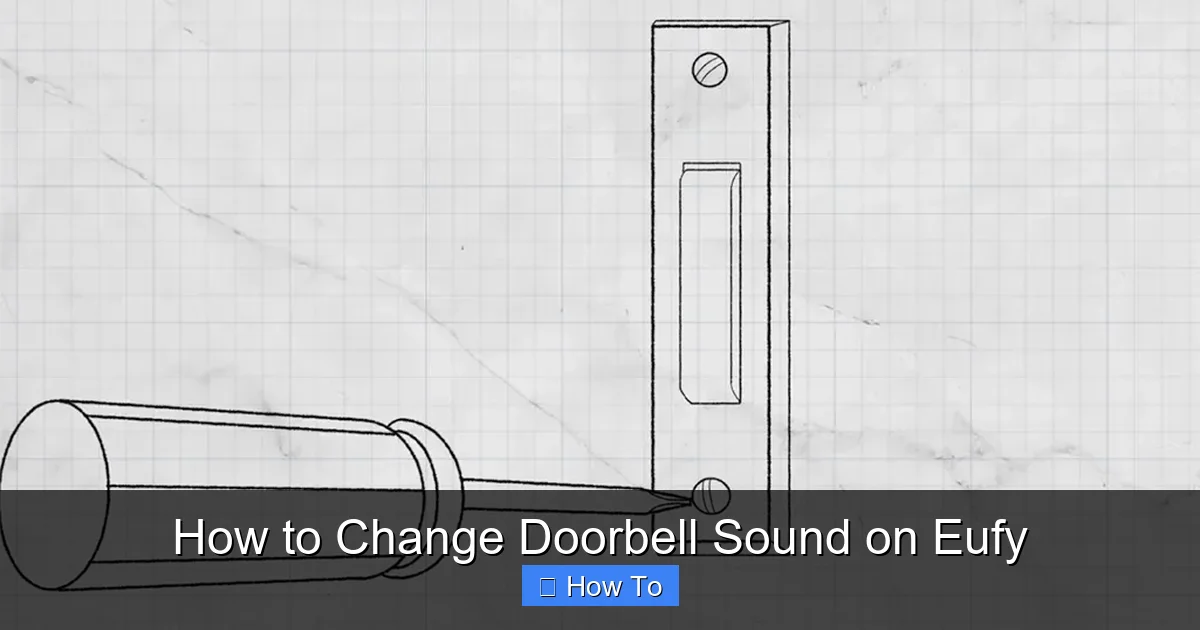 How to Change Doorbell Sound on Eufy