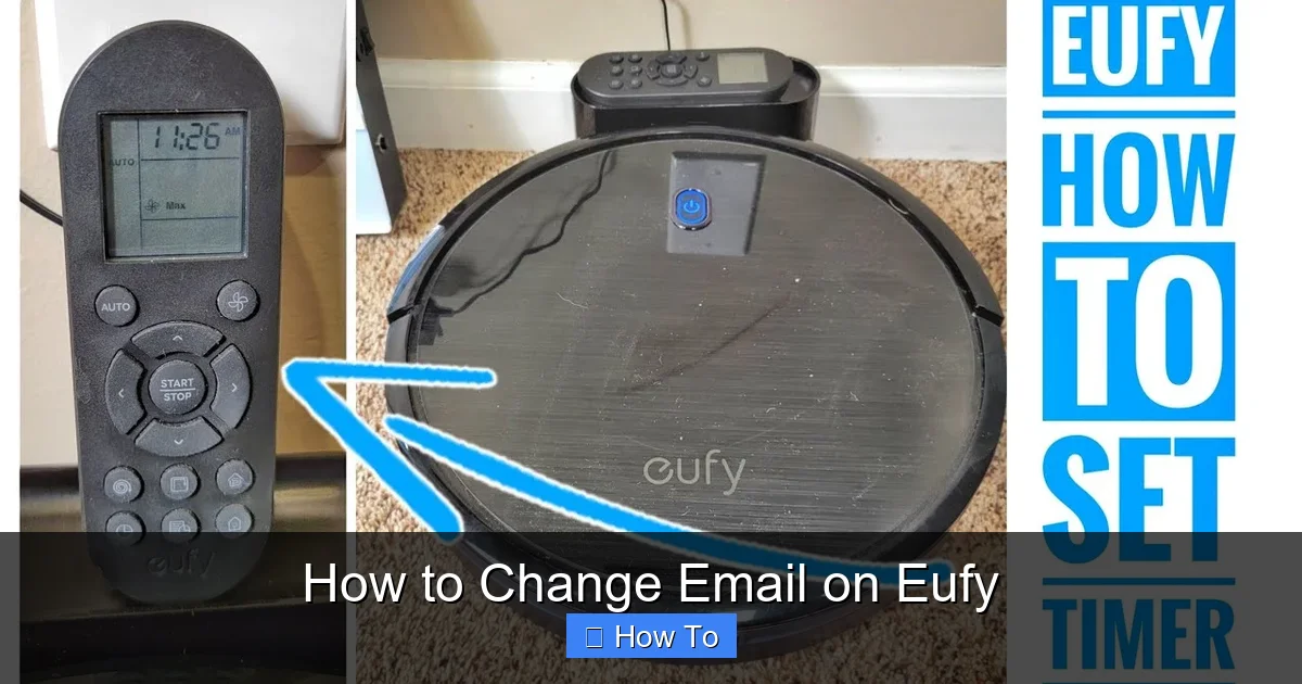 How to Change Email on Eufy