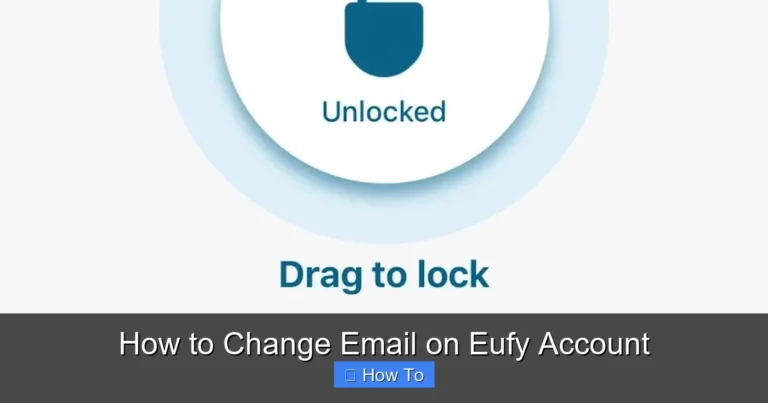 How to Change Email on Eufy Account