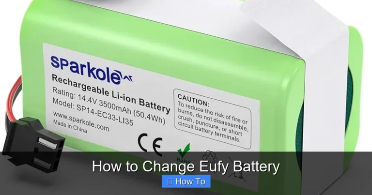 How to Change Eufy Battery