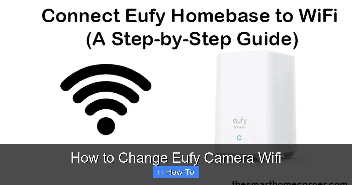 How to Change Eufy Camera Wifi