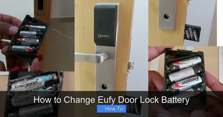 How to Change Eufy Door Lock Battery