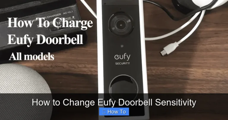 How to Change Eufy Doorbell Sensitivity
