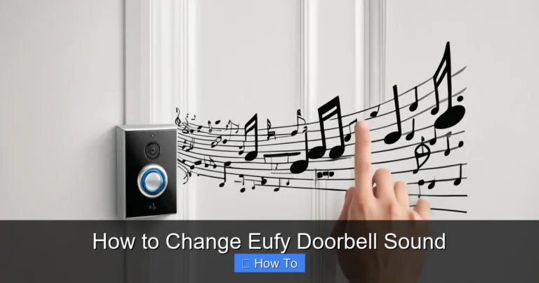 How to Change Eufy Doorbell Sound