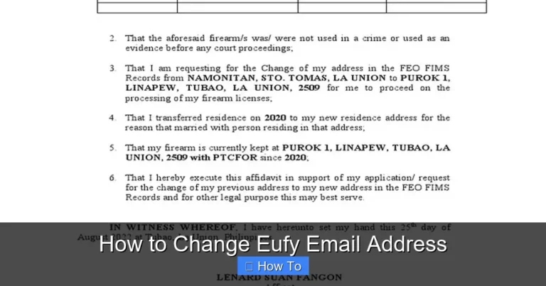 How to Change Eufy Email Address