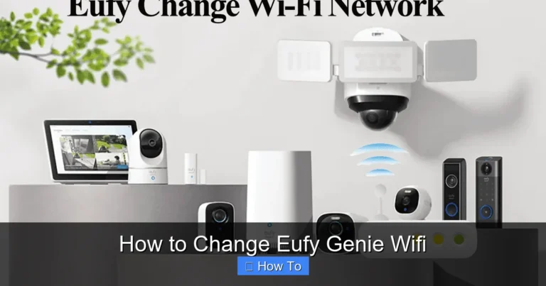 How to Change Eufy Genie Wifi