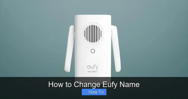 How to Change Eufy Name