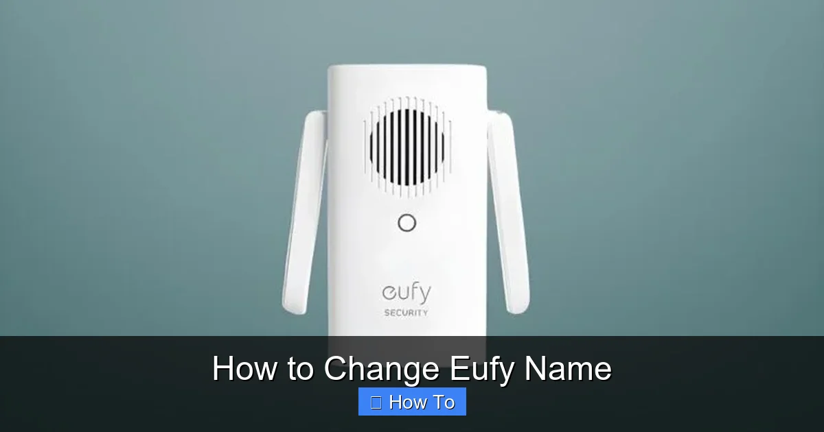 How to Change Eufy Name