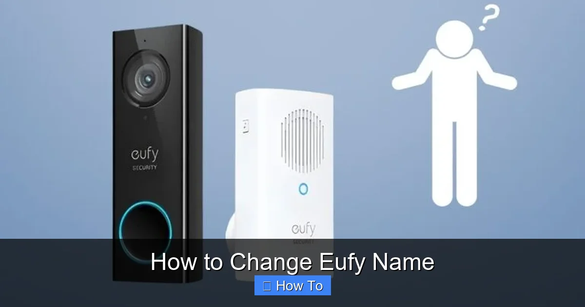 How to Change Eufy Name