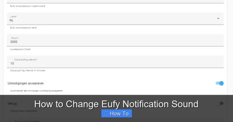 How to Change Eufy Notification Sound