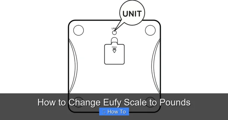 How to Change Eufy Scale to Pounds