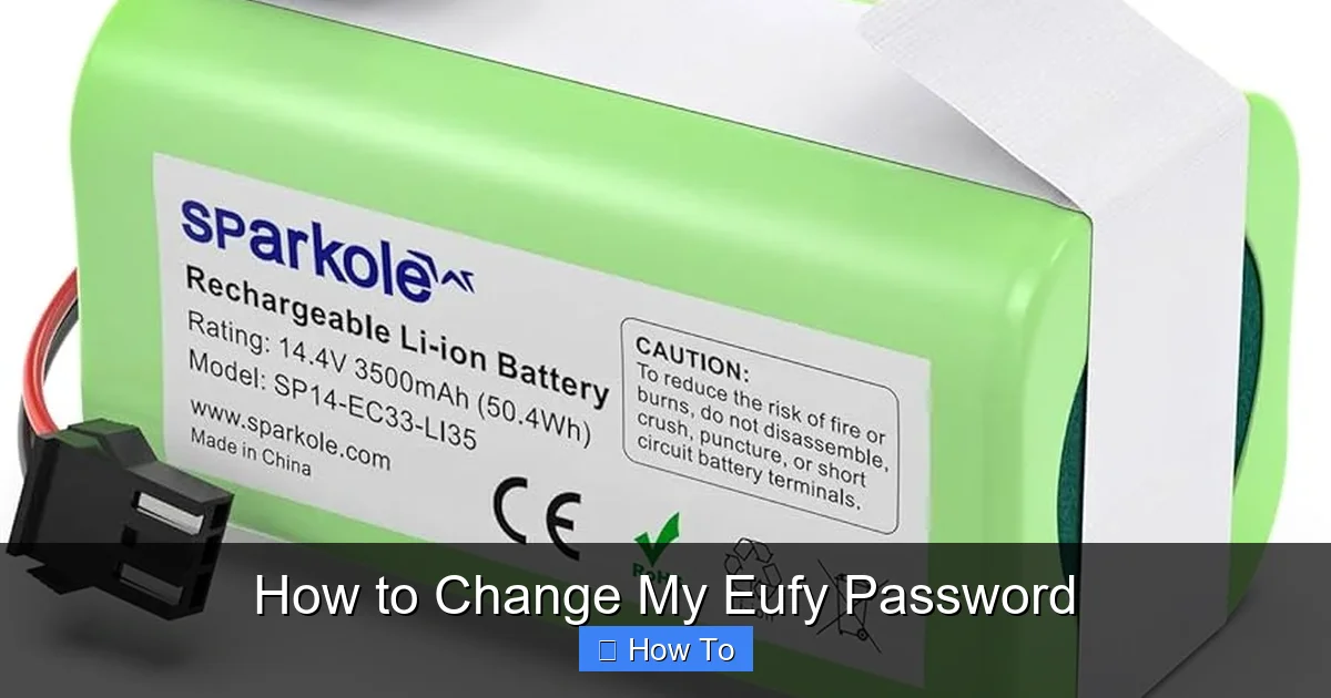How to Change My Eufy Password