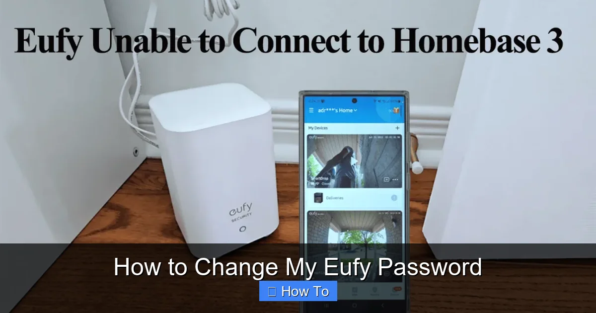 How to Change My Eufy Password