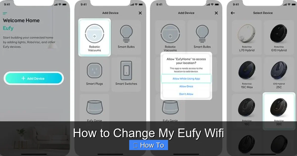 How to Change My Eufy Wifi