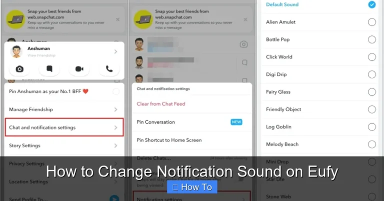 How to Change Notification Sound on Eufy