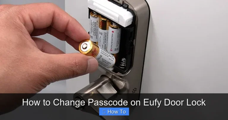 How to Change Passcode on Eufy Door Lock