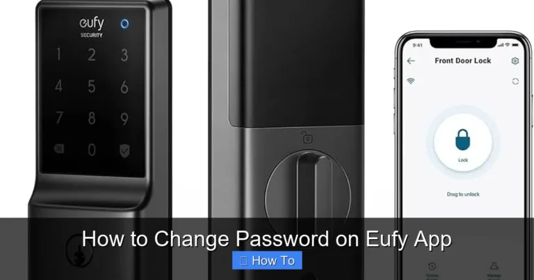 How to Change Password on Eufy App
