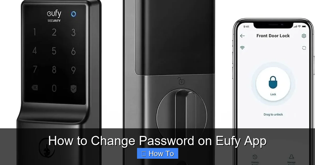How to Change Password on Eufy App