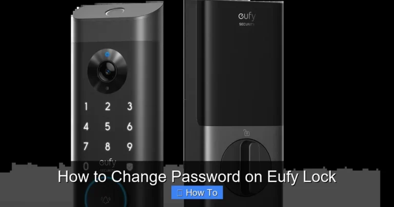 How to Change Password on Eufy Lock