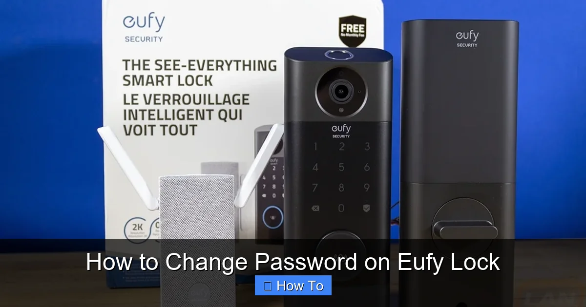 How to Change Password on Eufy Lock
