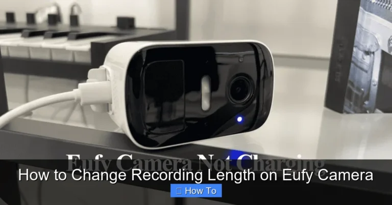 How to Change Recording Length on Eufy Camera