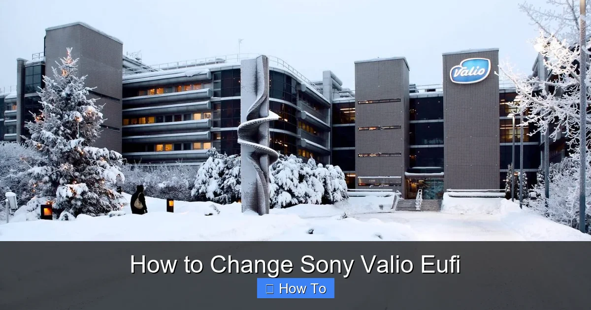 How to Change Sony Valio Eufi