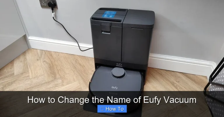 How to Change the Name of Eufy Vacuum