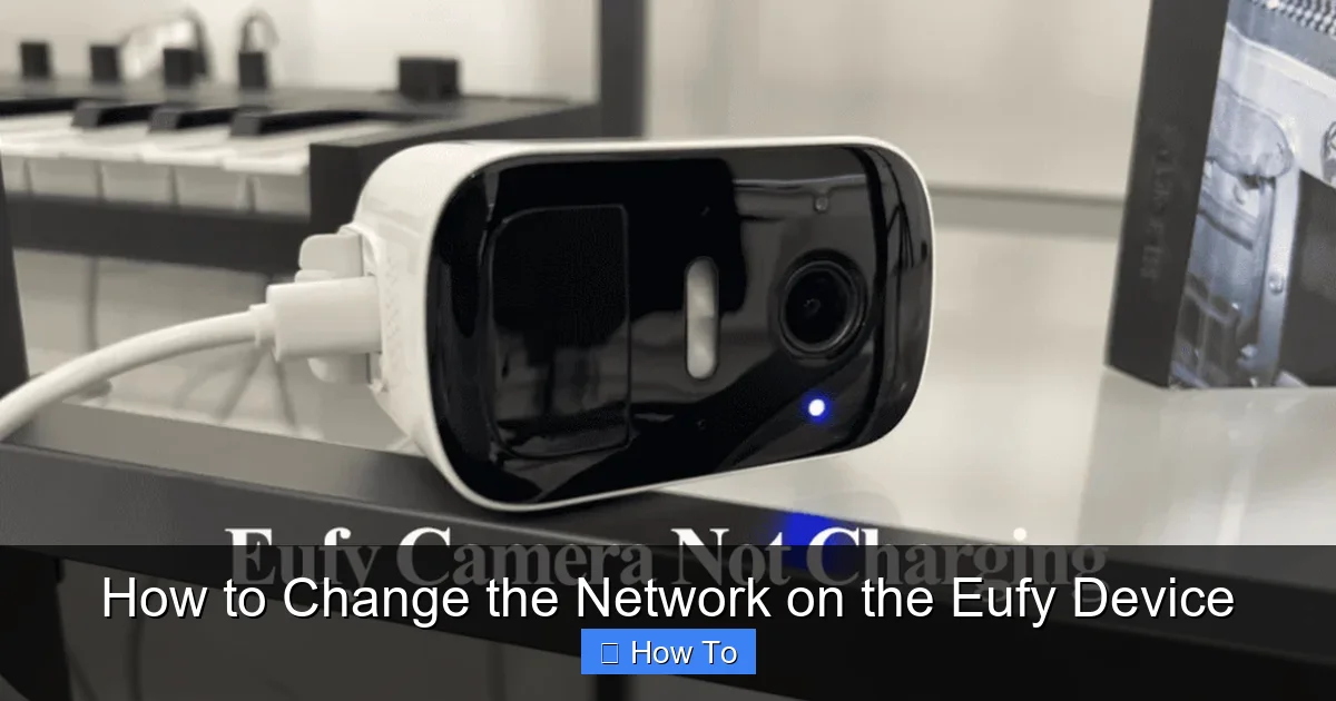 How to Change the Network on the Eufy Device