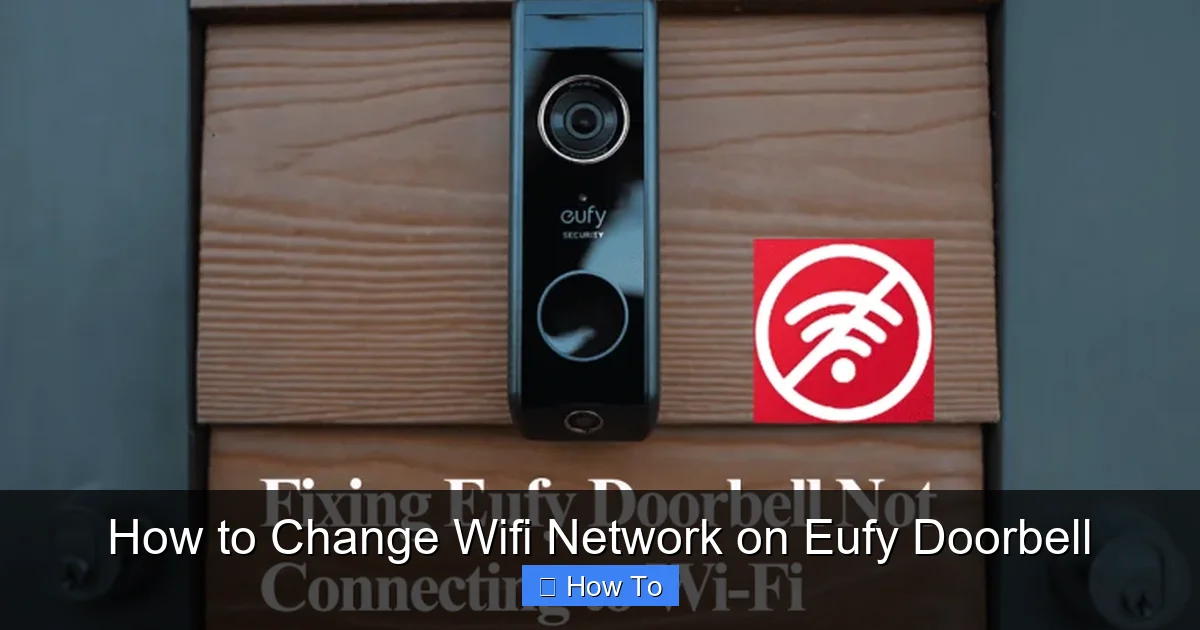 How to Change Wifi Network on Eufy Doorbell