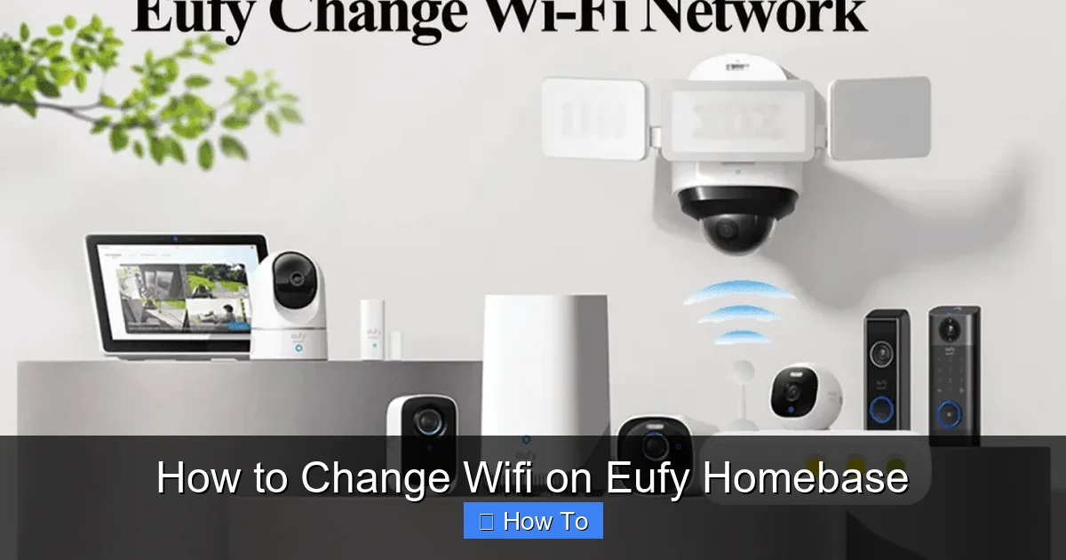 How to Change Wifi on Eufy Homebase