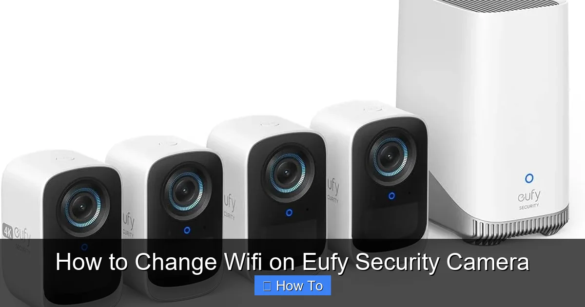 How to Change Wifi on Eufy Security Camera